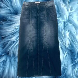 Cato Vintage Denim Maxi Skirt